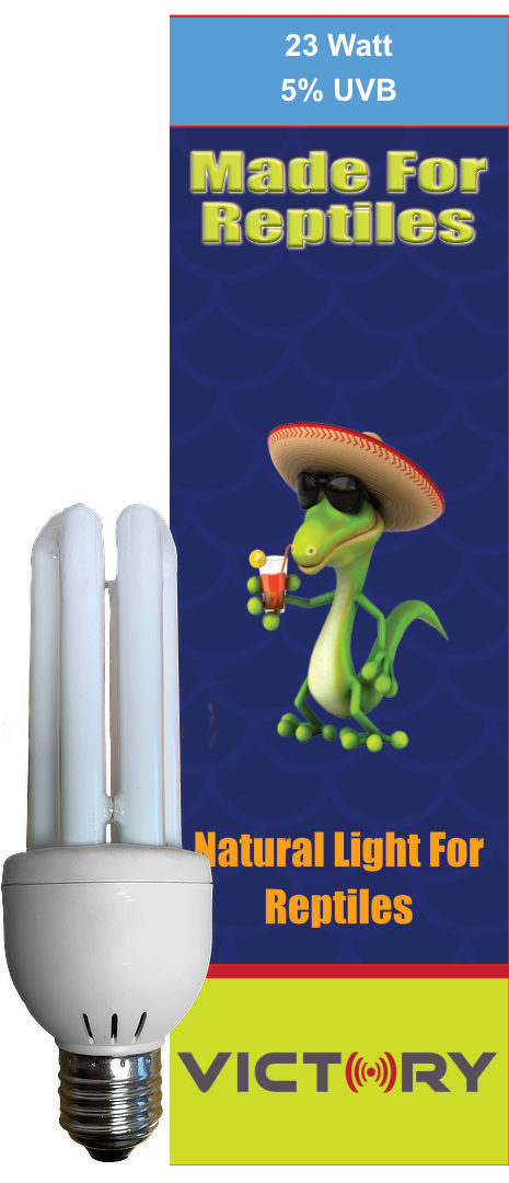 5 UVB Compact Light Bulb 23 Watt curalux